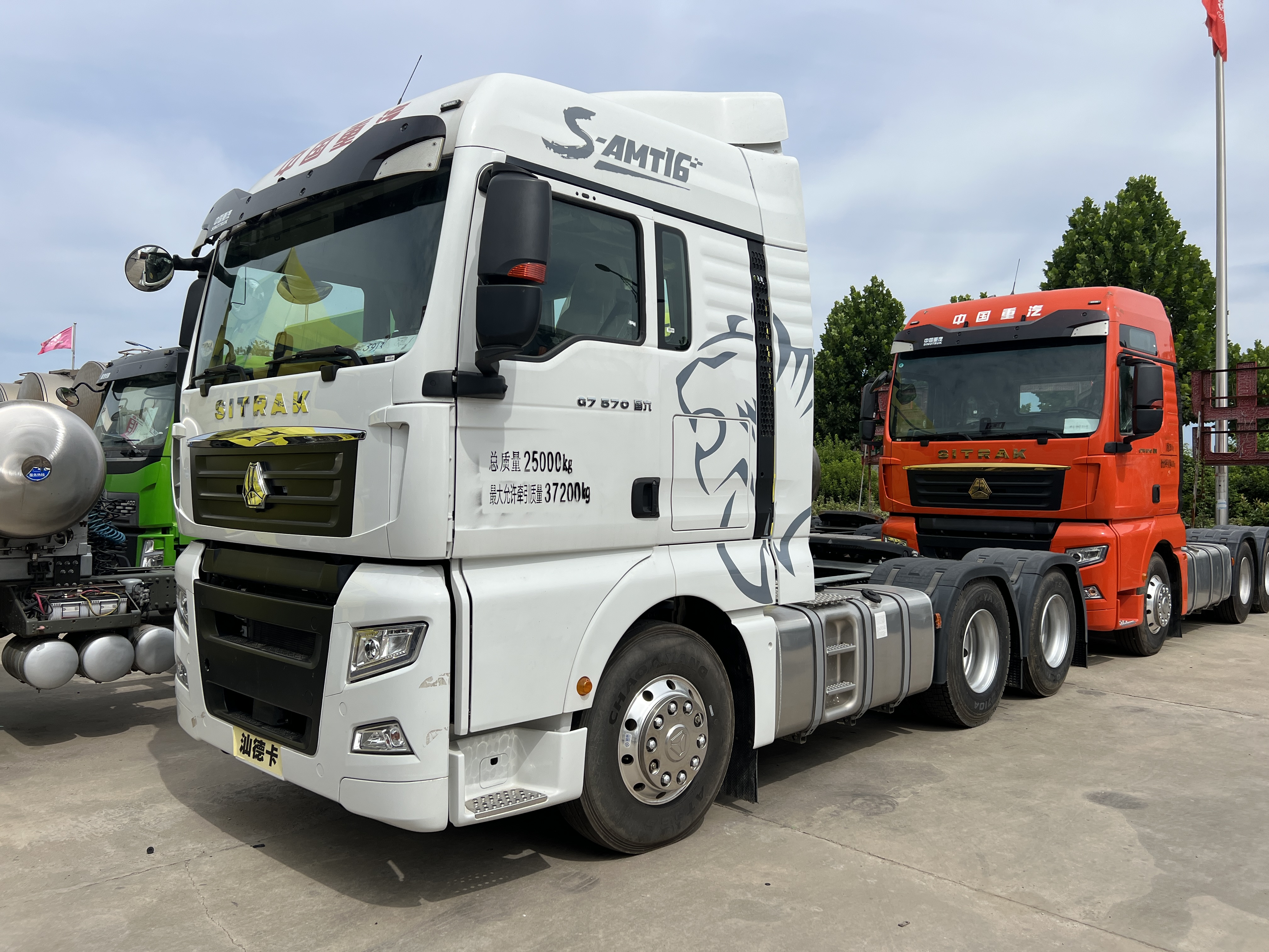 camion de remorquage de remorque de tracteur