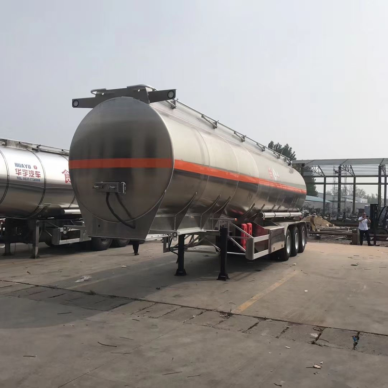 LUEN 50000 litres de carburant en alliage d'aluminium Cng réservoir semi-remorque camion en vente