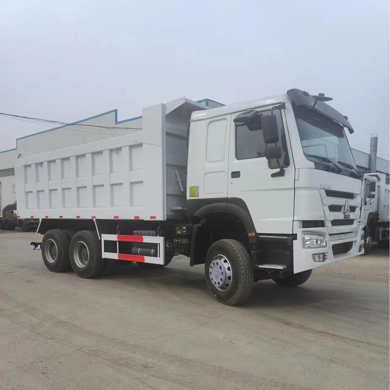 camion à benne basculante howo 375hp d'occasion à vendre