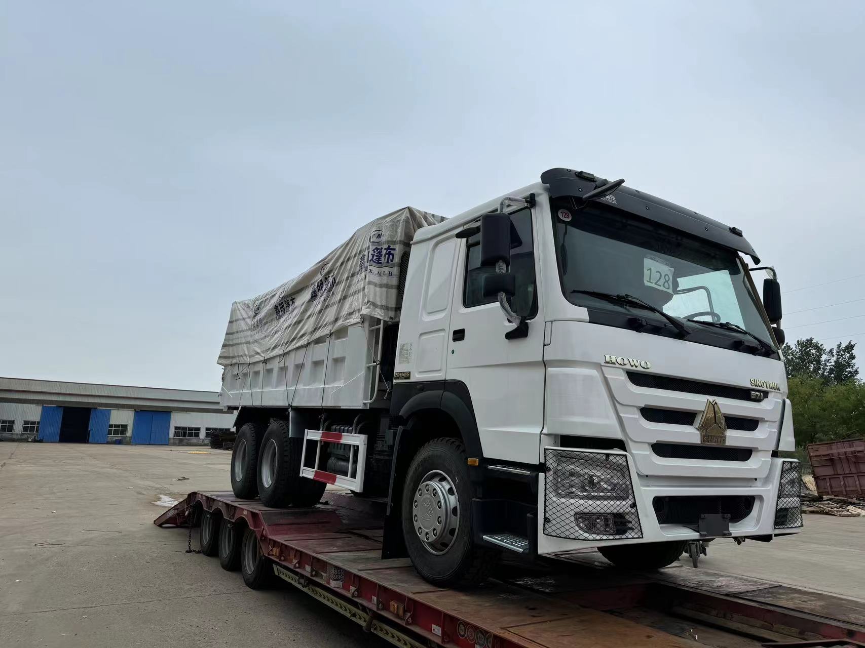 expédition de camion à benne basculante d'occasion